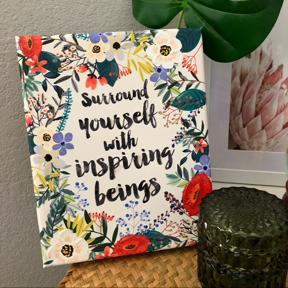 •🍍• NWOT Small Pier 1 Inspirational Sign/Wall Art